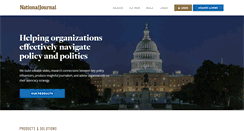 Desktop Screenshot of nationaljournal.com